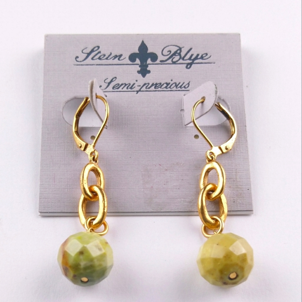 NWT Stein Blye Semiprecious Stones Earrings.